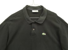 他の写真1: 80'S CHEMISE LACOSTE 長袖 ポロシャツ ブラック フランス製 (VINTAGE)