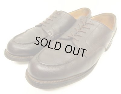 画像1: J.M.WESTON 641 "GOLF" レザー Uチップシューズ ブラウン フランス製 (USED)