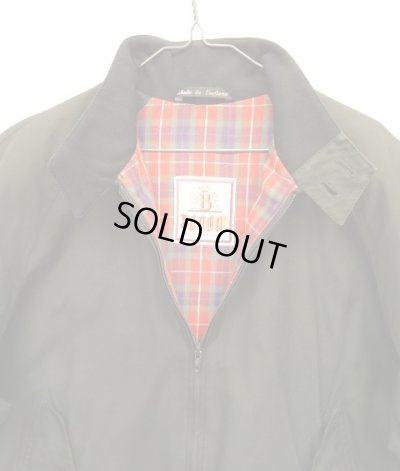画像3: 90'S BARACUTA G3 ショート丈 ハリントンジャケット OPTIジップ フェードブラック イングランド製 (VINTAGE)