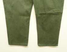 他の写真2: 70'S ベルギー軍 "左右非対称ポケット" プリーツ入り カーゴパンツ ミリタリーグリーン 6FF (VINTAGE)