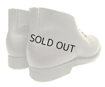 画像3: 90'S アメリカ軍 US NAVY "CRADDOCK TERRY製" スチールトゥ レザー チャッカブーツ ブラック (DEADSTOCK)