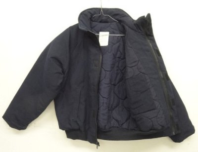 画像3: アメリカ軍 US NAVY "SHIPBOARD" アラミド デッキジャケット ネイビー (DEADSTOCK)