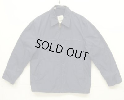 画像1: 80'S アメリカ軍 US NAVY 裏地付き ユーティリティジャケット ネイビー (VINTAGE)