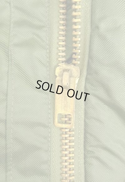 画像4: 70'S アメリカ軍 US NAVY チンスト付き 裏地キルティング デッキジャケット SERVALジップ (DEADSTOCK)