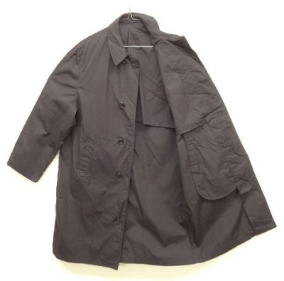 画像4: 70'S アメリカ軍 US NAVY チンスト付き エポレット無し ステンシル入り バルマカーンコート ネイビー (VINTAGE)
