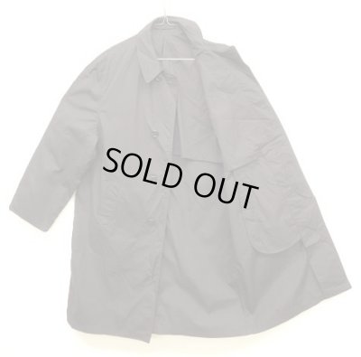 画像4: 70'S アメリカ軍 US NAVY チンスト付き エポレット無し ステンシル入り バルマカーンコート ネイビー (VINTAGE)