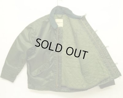 画像5: 70'S アメリカ軍 US NAVY チンスト付き 裏地キルティング デッキジャケット SERVALジップ (DEADSTOCK)