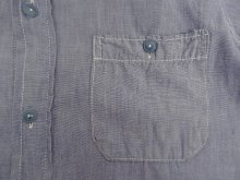 他の写真2: 70'S アメリカ軍 US NAVY ボックス型 シャンブレーシャツ ブルー (VINTAGE) 