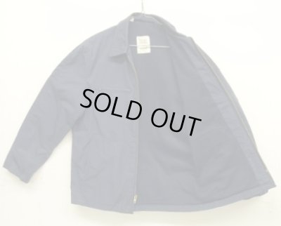 画像5: 80'S アメリカ軍 US NAVY 裏地付き ユーティリティジャケット ネイビー (VINTAGE)