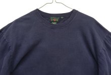 他の写真1: 90'S J.CREW 旧タグ シングルステッチ 長袖 Tシャツ ネイビー (VINTAGE)