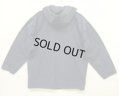 画像4: 90'S J.CREW 旧タグ キャンバス ジップパーカー ネイビー (VINTAGE)