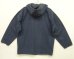 画像4: 90'S J.CREW 旧タグ キャンバス ジップパーカー ネイビー (VINTAGE) (4)