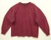画像1: 90'S J.CREW 旧タグ シングルステッチ 長袖 Tシャツ バーガンディ (VINTAGE) (1)
