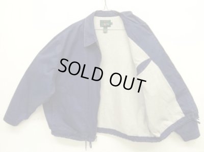 画像3: 90'S J.CREW 旧タグ 裏地スウェット ドリズラージャケット ネイビー (VINTAGE)