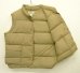 画像3: 80'S LL Bean グースダウン ダウンベスト タン USA製 (VINTAGE) (3)