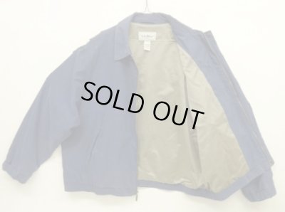 画像3: 90'S LL Bean ピーチスキン 裏地付き ドリズラージャケット ブルー (VINTAGE)