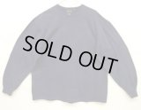 90'S J.CREW 旧タグ シングルステッチ 長袖 Tシャツ ネイビー (VINTAGE)