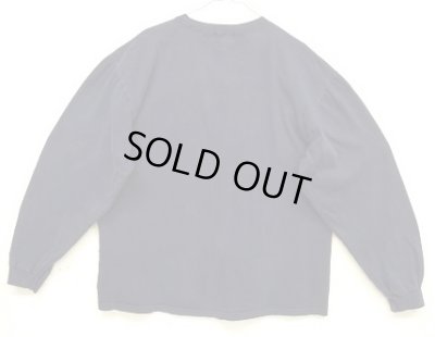 画像4: 90'S J.CREW 旧タグ シングルステッチ 長袖 Tシャツ ネイビー (VINTAGE)