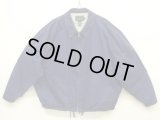 90'S J.CREW 旧タグ 裏地スウェット ドリズラージャケット ネイビー (VINTAGE)