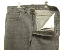 他の写真1: 80'S LEVIS 505 デニム 先染めブラック USA製 W36L30 (VINTAGE)