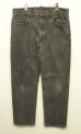 画像1: 80'S LEVIS 505 デニム 先染めブラック USA製 W36L30 (VINTAGE) (1)