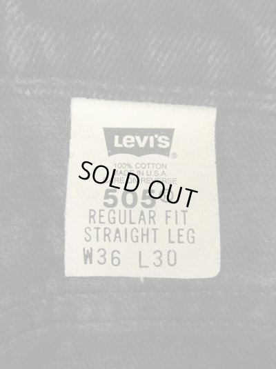 画像2: 90'S LEVIS 505 デニム ブラック USA製 W36L30 (VINTAGE)
