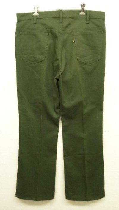 画像6: 80'S LEVIS "STA-PREST" 517 カツラギ スタプレストパンツ オリーブ 42TALONジップ USA製 (VINTAGE)