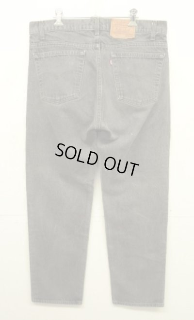 画像3: 80'S LEVIS 505 デニム 先染めブラック USA製 W36L30 (VINTAGE)