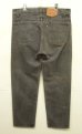 画像3: 80'S LEVIS 505 デニム 先染めブラック USA製 W36L30 (VINTAGE) (3)