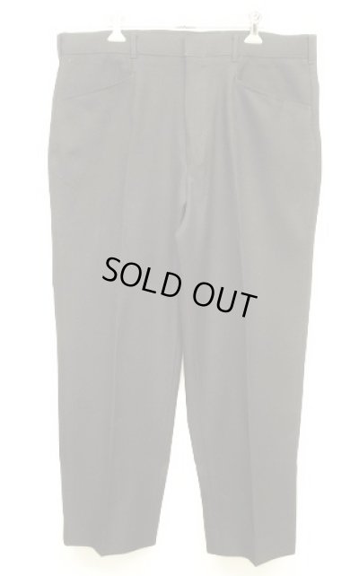 画像1: 90'S LEVIS "ACTION SLACKS" スラックス ブラック W36L30 TALONジップ (VINTAGE)