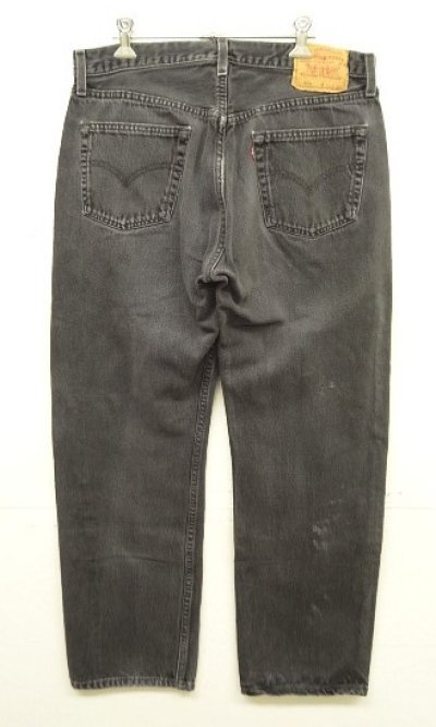 画像3: 00'S LEVIS 501 デニム ブラック USA製 W36L30 (VINTAGE)