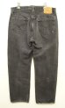 画像3: 00'S LEVIS 501 デニム ブラック USA製 W36L30 (VINTAGE) (3)