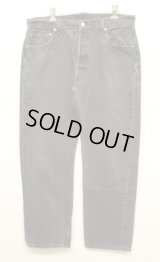 00'S LEVIS 501 デニム ブラック USA製 W36L30 (VINTAGE)