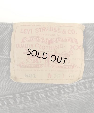 画像4: 00'S LEVIS 501 デニム ブラック USA製 W36L30 (VINTAGE)