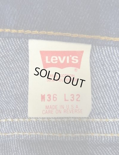 画像2: 90'S LEVIS 509 デニム インディゴ USA製 W36L32 (VINTAGE)