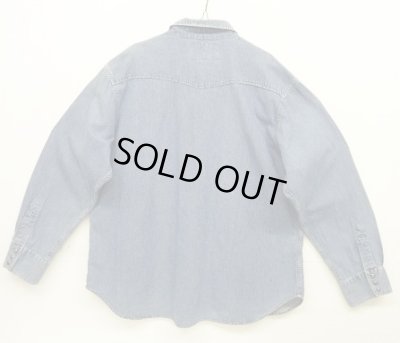 画像3: 90'S RALPH LAUREN "POLO SPORT" デニム ウエスタンシャツ インディゴ (VINTAGE)
