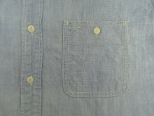 他の写真2: 80'S RALPH LAUREN "白タグ" 猫目ボタン シャンブレーシャツ ブルー (VINTAGE)
