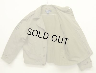 画像5: 90'S RALPH LAUREN "KEY WEST" M-41 刺繍入り ミリタリージャケット カーキ (VINTAGE)