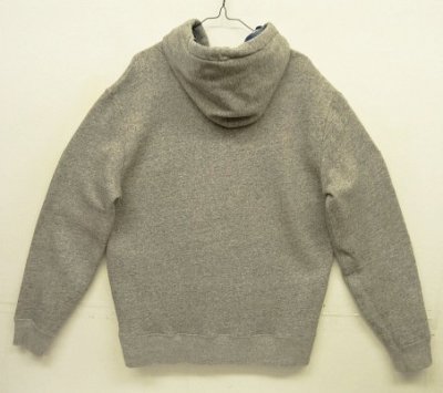 画像6: RALPH LAUREN "POLO COUNTRY" ハーフジップ スウェットパーカー ヘザーグレー TALONアルミジップ (USED)