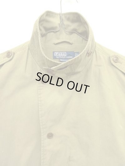 画像3: 90'S RALPH LAUREN "KEY WEST" M-41 刺繍入り ミリタリージャケット カーキ (VINTAGE)