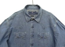 他の写真1: 90'S RALPH LAUREN "POLO SPORT" デニム ウエスタンシャツ インディゴ (VINTAGE)