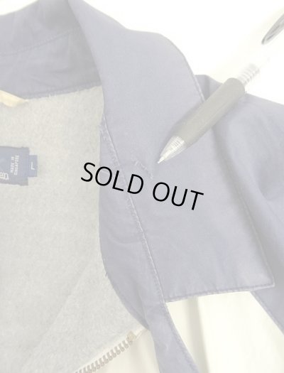 画像7: 90'S RALPH LAUREN チンスト付き 裏地フリース ドリズラージャケット ネイビー/ホワイト/レッド (VINTAGE)
