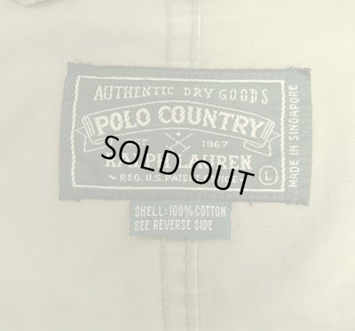 画像2: 90'S RALPH LAUREN "POLO COUNTRY" M-51 パーカー IDEALアルミジップ カーキ (VINTAGE)