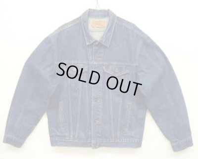 画像1: 80'S LEVIS "71506" スモールe 4thモデル デニムジャケット インディゴ 44L USA製 (VINTAGE)
