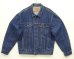 画像1: 80'S LEVIS "71506" スモールe 4thモデル デニムジャケット インディゴ 44L USA製 (VINTAGE) (1)