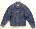 画像1: 90'S LEVIS "71506" スモールe 4thモデル 裏地ブランケット デニムジャケット インディゴ 42 USA製 (VINTAGE) (1)