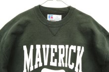 他の写真1: 90'S RUSSELL ATHLETIC 前V&脇の下ガゼット付き ヘビーウエイト クルーネック スウェットシャツ ブラック USA製 (VINTAGE)