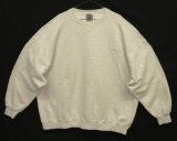 90'S RUSSELL ATHLETIC "HIGH COTTON" 前Vガゼット付き クルーネック スウェットシャツ アッシュ USA製 (VINTAGE)