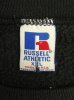 画像2: 90'S RUSSELL ATHLETIC 前Vガゼット付き クルーネック スウェットシャツ ブラック USA製 (VINTAGE) (2)