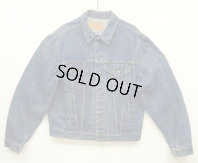 画像1: 80'S LEVIS "71506" スモールe 4thモデル デニムジャケット インディゴ 48L USA製 (VINTAGE)